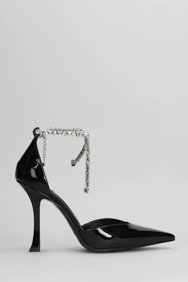 Stevie 100 Pumps In Black Patent Leather