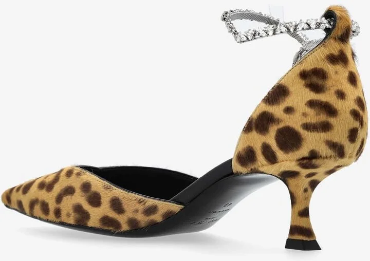 Stevie 50 Leopard-Print Pumps - Image 2