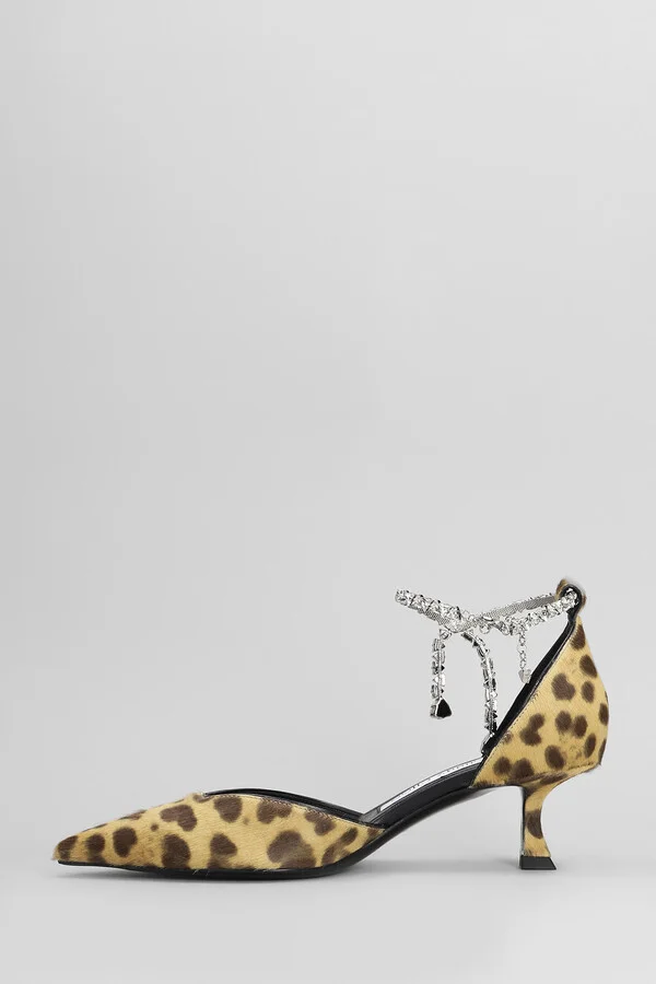 Stevie 50 Pumps In Animalier Pony Skin - Image 3