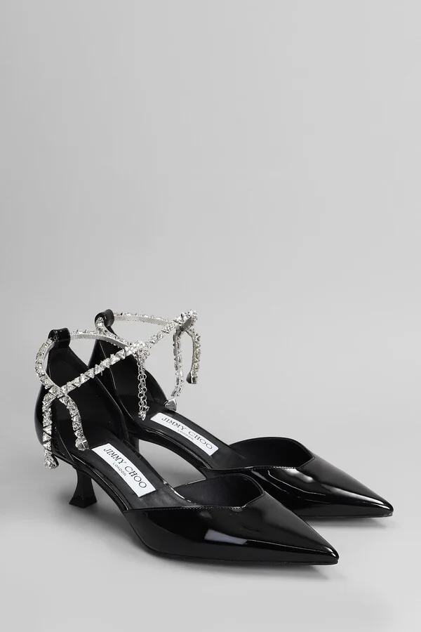 Stevie 50 Pumps In Black Patent Leather - Image 2