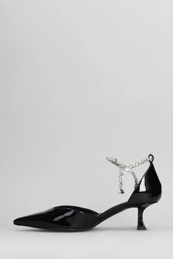 Stevie 50 Pumps In Black Patent Leather - Image 3