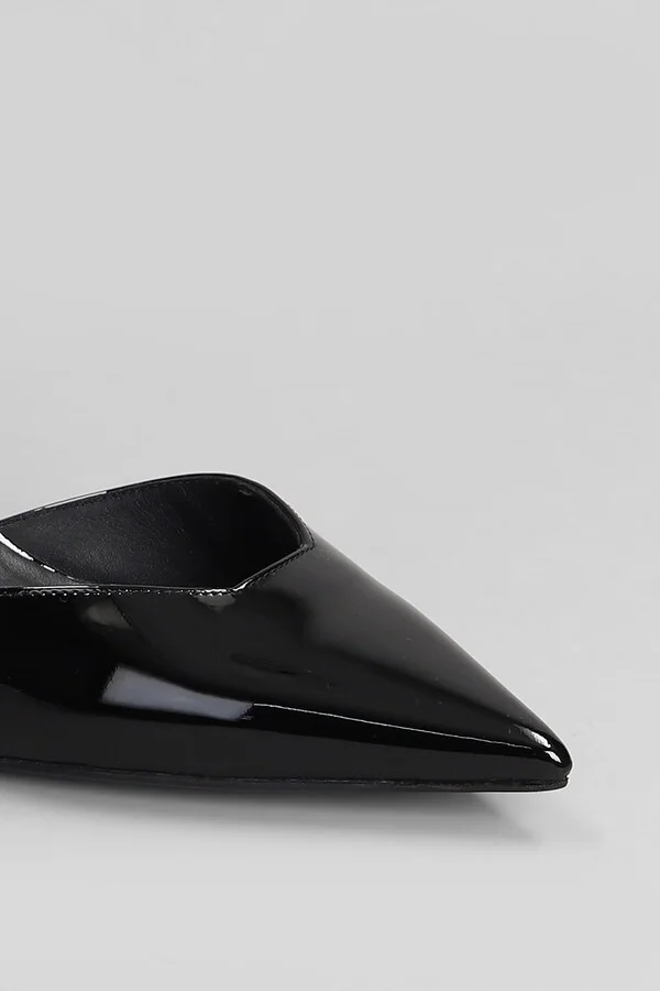 Stevie 50 Pumps In Black Patent Leather - Image 5