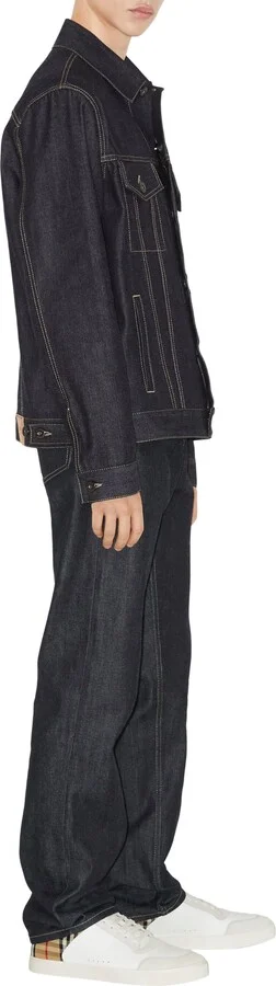 Stevie Leather & Canvas Check Sneaker - Image 2