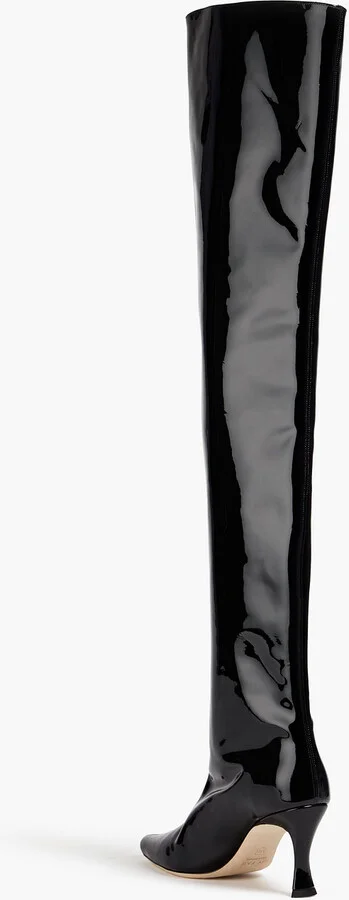 Stevie patent-leather over-the-knee boots - Image 3