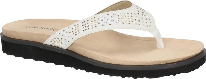 Stevie Womens Slip On Casual Flip-Flops