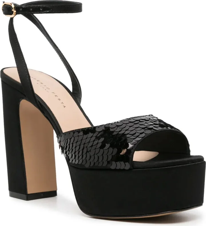 Stex 120mm sequined sandals - Image 2