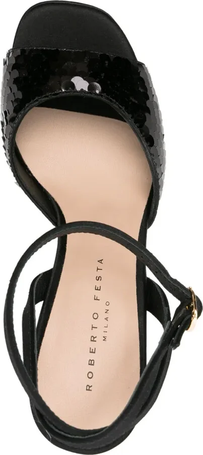 Stex 120mm sequined sandals - Image 4