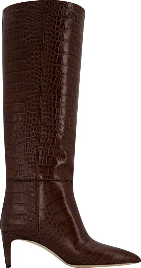 Stiletto 60 Boots - Paris Texas - Leather - Chocolat