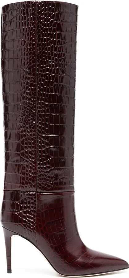 Stiletto 85mm leather boots