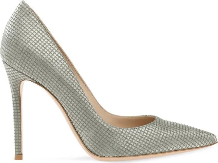 Stiletto Pump In Steel