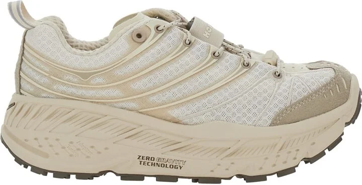 'stinson Evo Og' Beige Sneakers With Drawstring Closure And Logo Patch On The Tongue In Tech Fabric Unisex