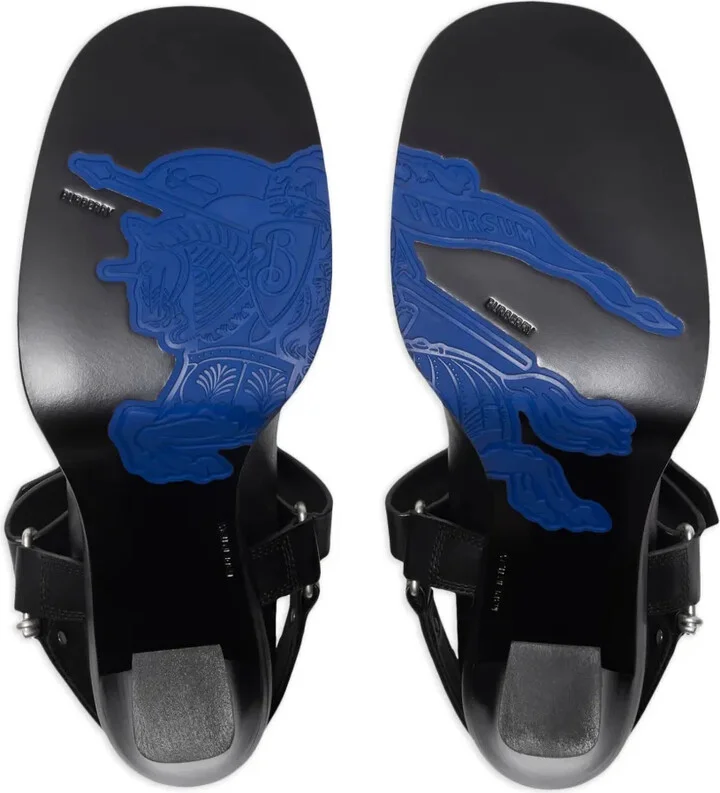 Stirrup 85mm leather pumps - Image 5