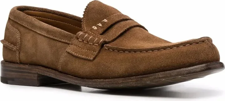 Stitch-Detail Penny Loafers - Image 2