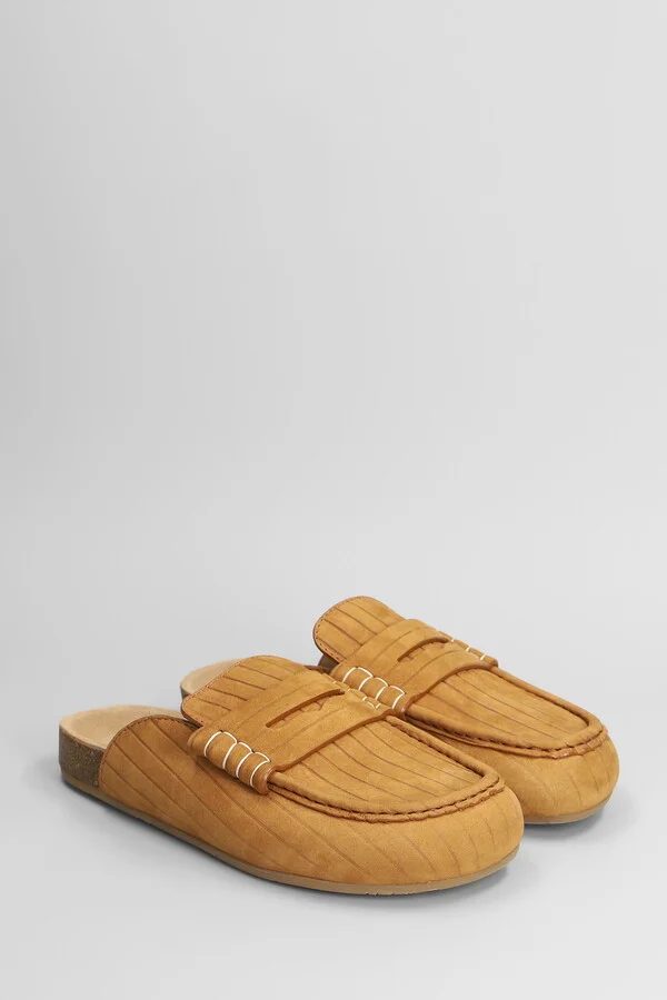 Stitch Loafer W Slipper-mule In Brown Suede - Image 2