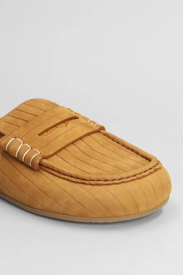 Stitch Loafer W Slipper-mule In Brown Suede - Image 5
