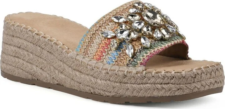 Stitch Womens Wedges Espadrilles