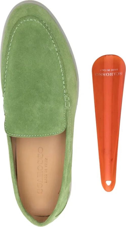 Stitched-Edge Suede Loafers - Image 4