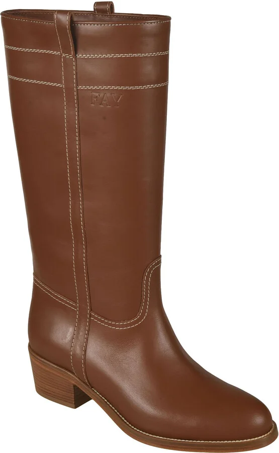 Stitched Fitted Boots - Image 2