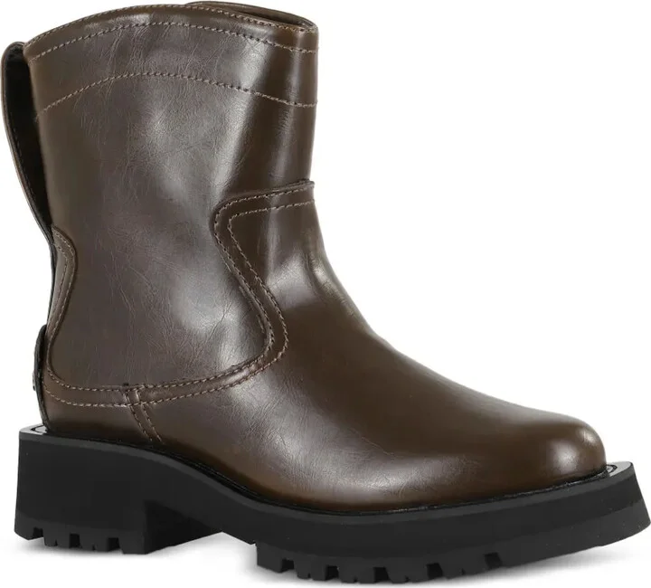 Stitched Leather Boots - Image 2