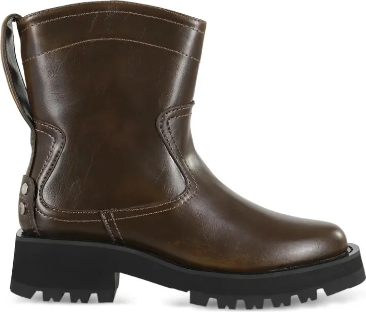 Stitched Leather Boots - Image 3