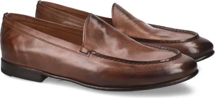 Stitched Leather Loafers - Image 2