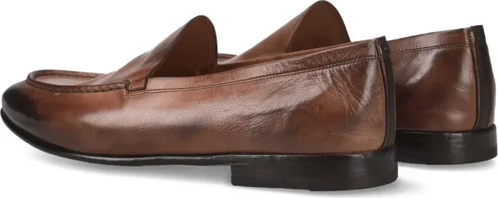 Stitched Leather Loafers - Image 3