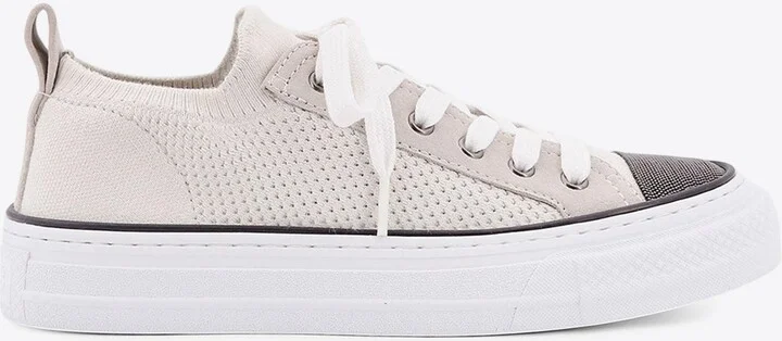 Stitched Monili Low-Top Sneakers