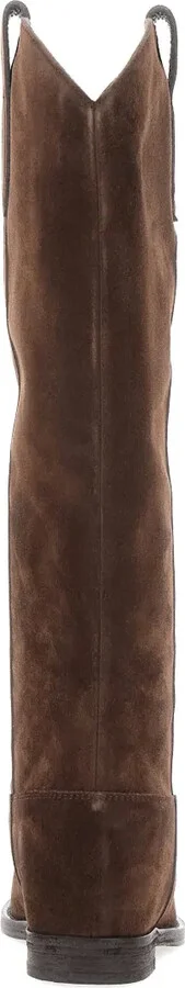 Stitched Suede Boots - Image 3