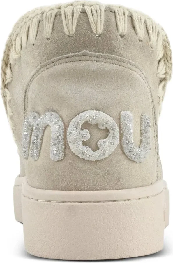 Stitching-Detail Suede Sneakers - Image 3