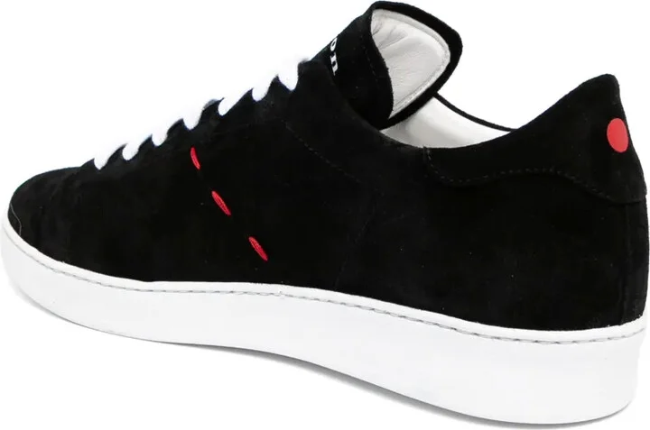 Stitching Leather Sneakers - Image 3