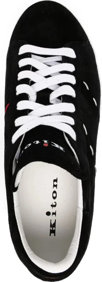 Stitching Leather Sneakers - Image 4