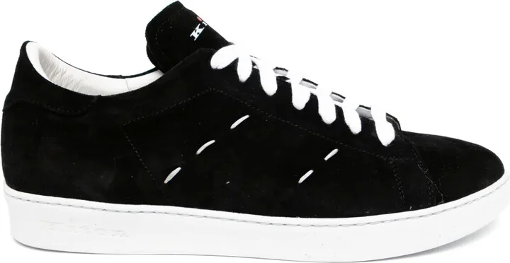Stitching Leather Sneakers
