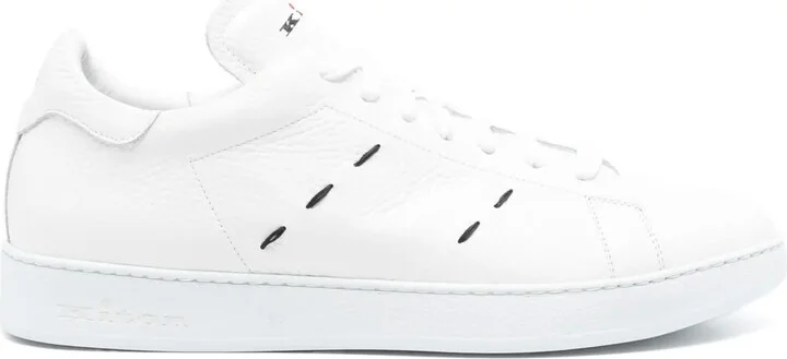Stitching Leather Sneakers