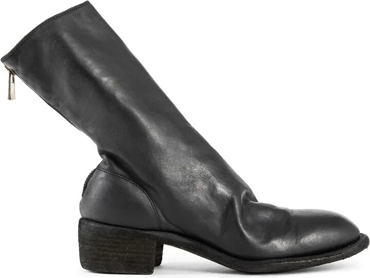 Stivali in Pelle Pieno Fiore Soft Horse