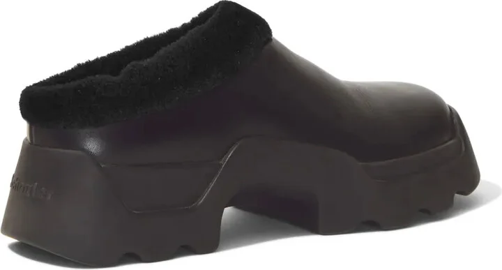 Stomp shearling leather mules - Image 3