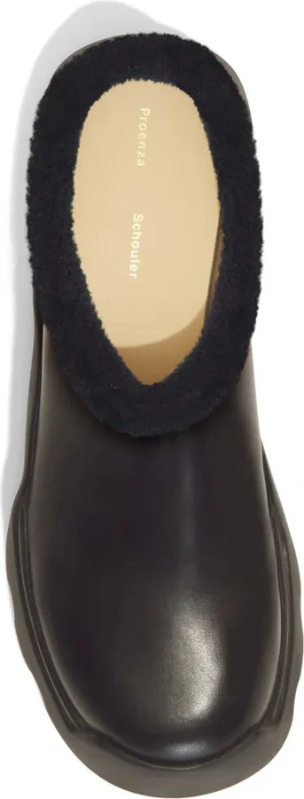 Stomp shearling leather mules - Image 4