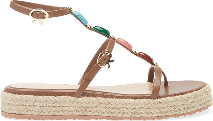 Stone Embellished Espadrille Sandal - Image 3