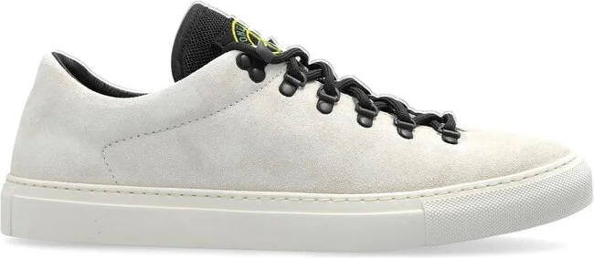 Stone Island Compass-Patch Lace-Up Sneakers