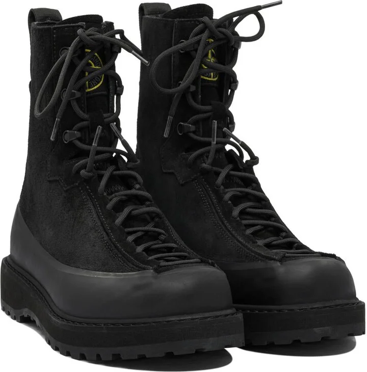 Stone Island Leather Ankle Boots - Image 2