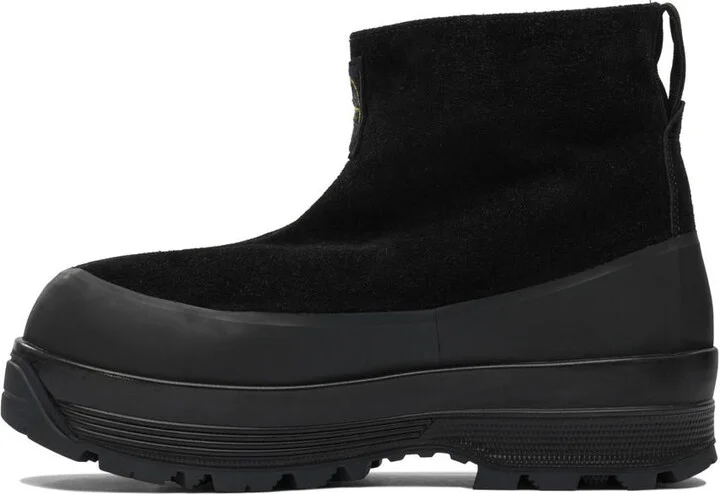 Stone Island Suede Leather Ankle Boots - Image 3