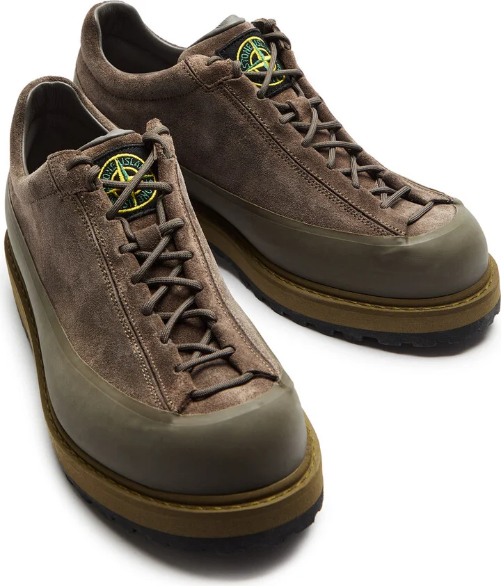 Stone Island Suede Sneakers - Image 3