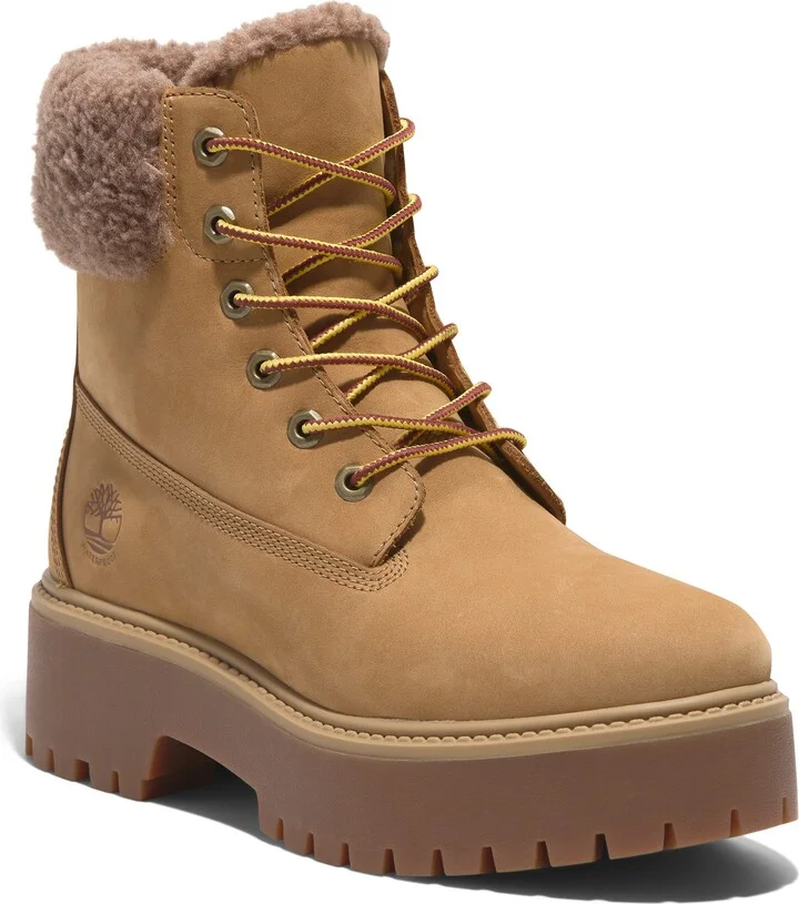 Stone Street Waterproof Faux Fur Lined Platform Boot