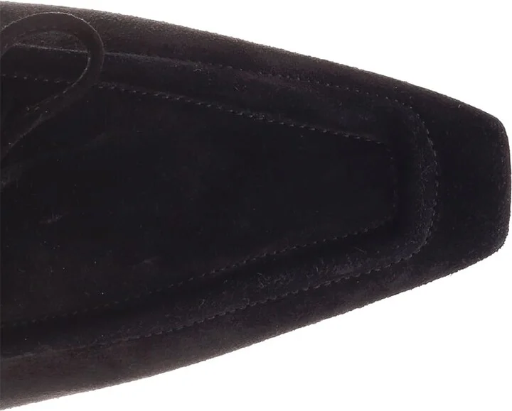 'storm' Black Suede Boots - Image 4