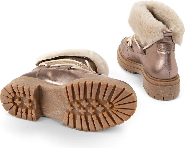Stornoway Genuine Shearling Lining Metallic Boot - Image 4