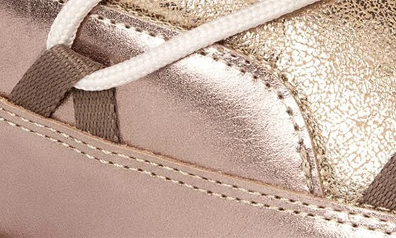 Stornoway Genuine Shearling Lining Metallic Boot - Image 6