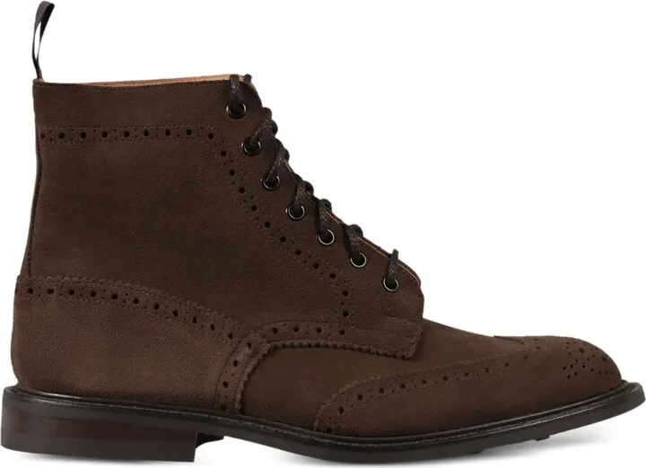 Stow leather biker boots