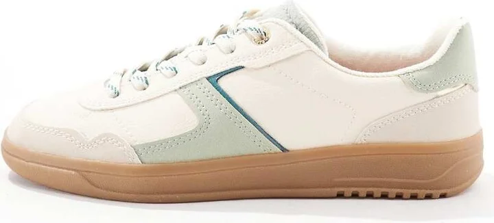 Stradivarius rubber sole sneakers in green - Image 2