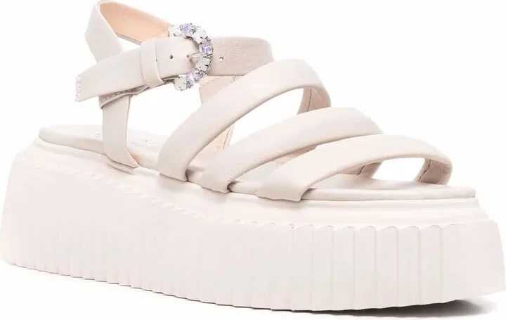 Strap-Design Platform Sandals - Image 2