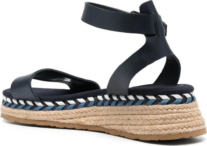 Strap-Detail Leather Espadrilles - Image 3