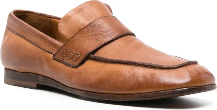 Strap-Detail Leather Loafers - Image 2